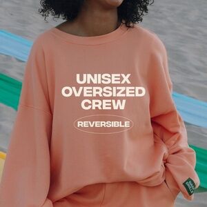 Daily Drills Unisex Oversized Crew in Spritz XS/S